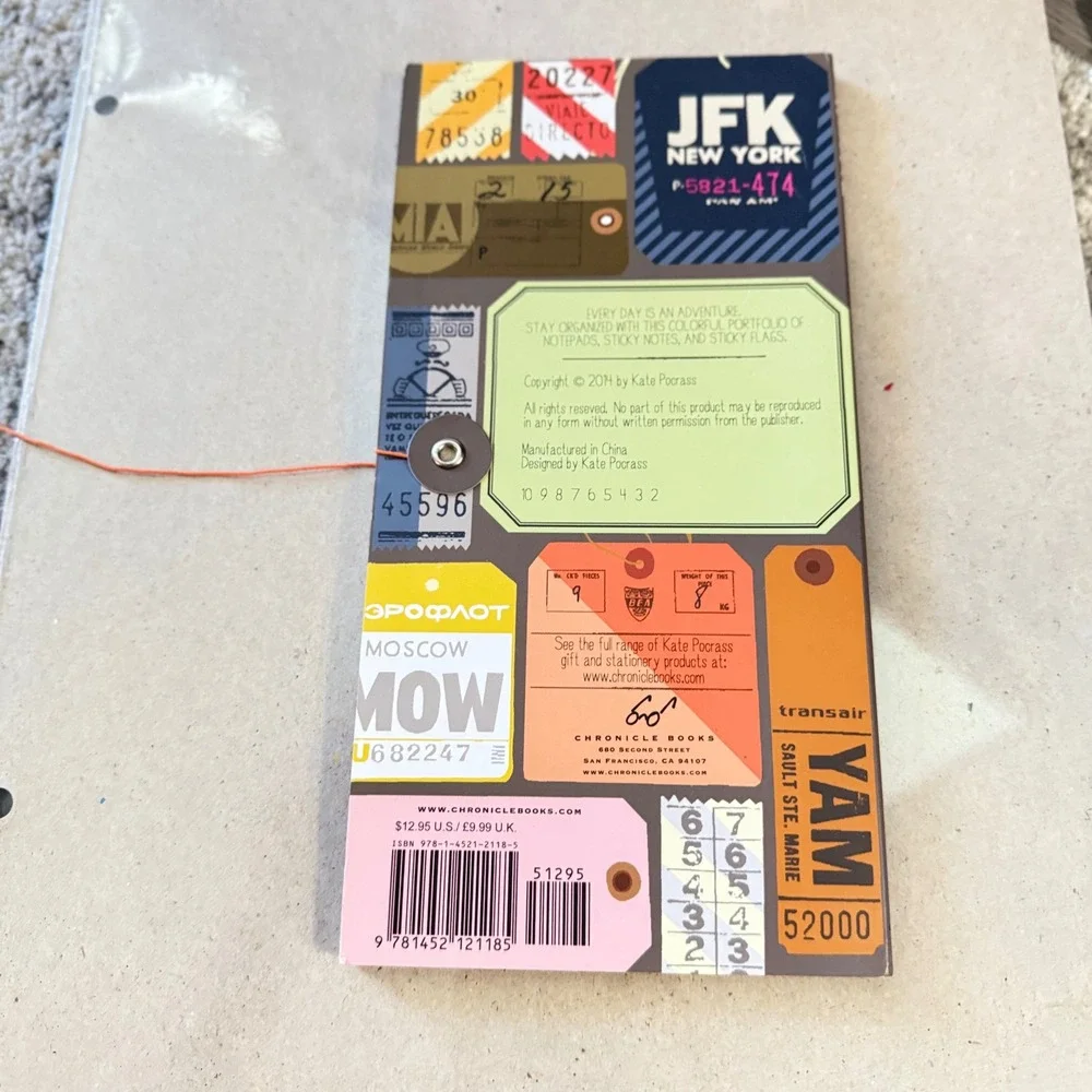 Kate Pocrass En Route Sticky Notes & To-Dos Chronicle Books Travel Stationery